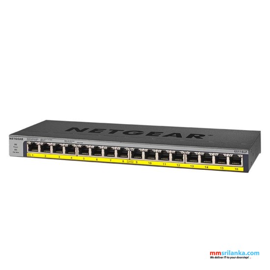 NETGEAR 16-Port Gigabit Ethernet Unmanaged PoE+ Switch